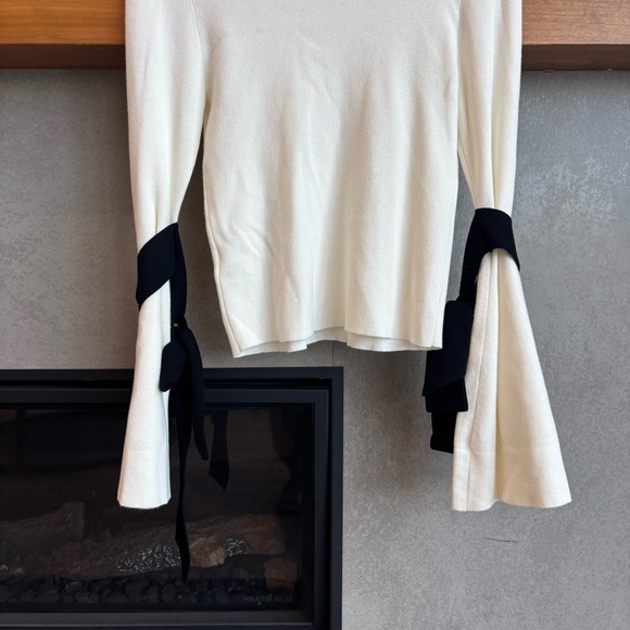 MAEVE BY ANTHROPOLOGIE MOCK NECK BELL SLEEVE SWEATER, SIZE M - Picture 14 of 14